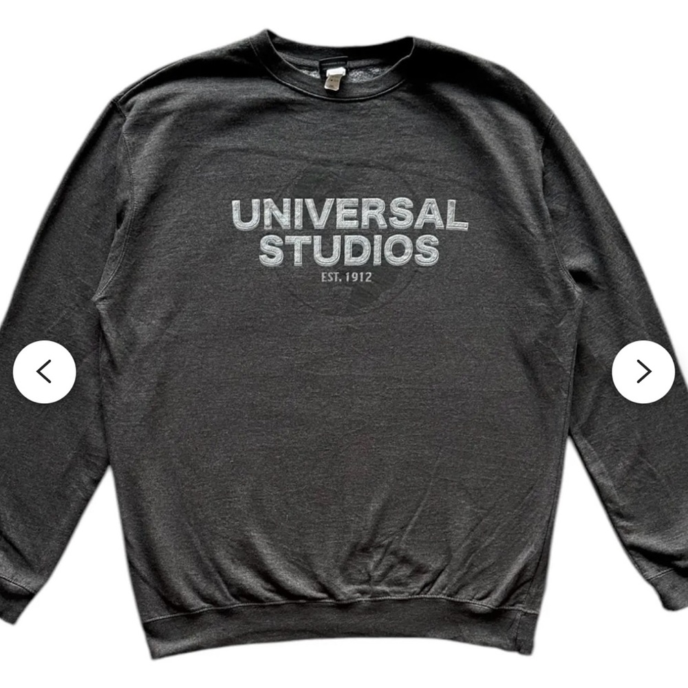 Universal Studios Woman’s Charcoal Crewneck Sweater